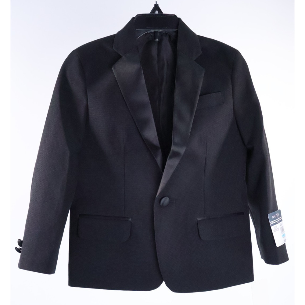 Nautica Black Tuxedo Suit For Child Kid Size 5 (Jacket Only)